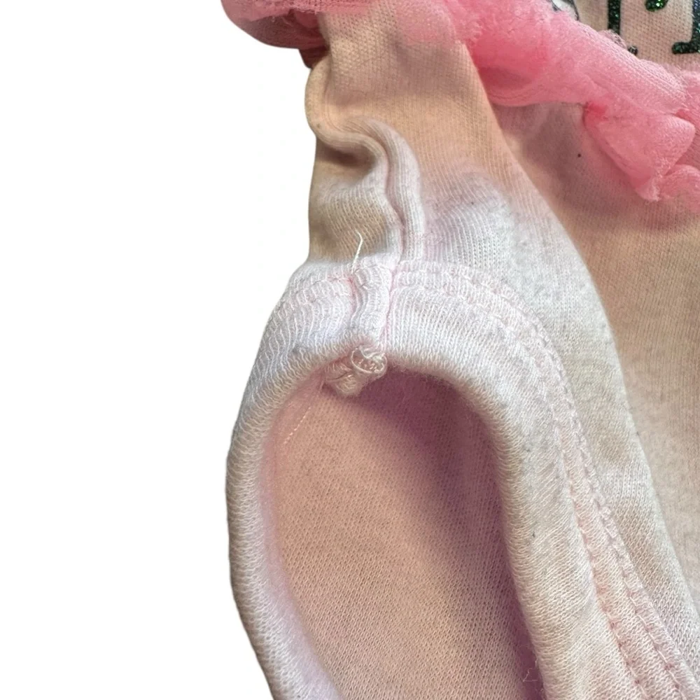 Magic Years Pink and White Baby Onesie
